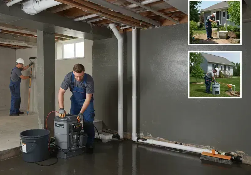 Basement Waterproofing and Flood Prevention process in Hughes, AR